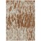 Edge Collections - 5' x 8' - Orange - Indoor and Outdoor Washable Abstract Area Rug - 1 Piece